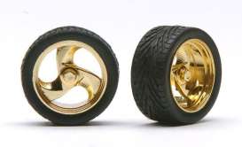 Rims & tires Wheels & tires - gold - 1:24 - Pegasus - 1204 - pghs1204 | The Diecast Company