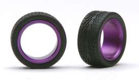 Wheels & tires  - purple - 1:24 - Pegasus - hs2394 - pghs2394 | The Diecast Company