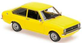 Ford  - Escort 1600 Sport 1975 yellow - 1:87 - Minichamps - 870080004 - mc870080004 | The Diecast Company