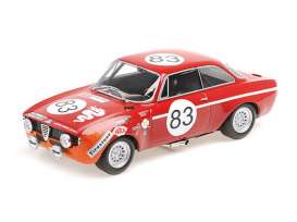 Alfa Romeo  - GTA 1300 Junior 1972 red - 1:18 - Minichamps - 155722283 - mc155722283 | The Diecast Company