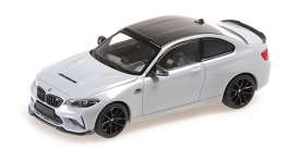 BMW  - M2 CS 2020 silver with black wheels - 1:43 - Minichamps - 410021027 - mc410021027 | The Diecast Company
