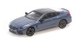 BMW  - 8-series coupe 2019 blue metallic - 1:87 - Minichamps - 870029021 - mc870029021 | The Diecast Company