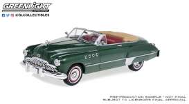 Buick  - Roadmaster Convertible 1949 green metallic - 1:43 - GreenLight - 86350 - gl86350 | The Diecast Company