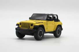 Jeep  - Wrangler Rubicon open yellow - 1:43 - Rastar - 59000 - rastar59000y | The Diecast Company