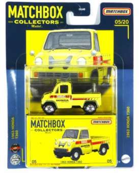 Honda  - T360 yellow/red - 1:64 - Matchbox - HFL79 - MBHFL79 | The Diecast Company