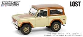 Ford  - Bronco 1970 brown/cream - 1:24 - GreenLight - 84201 - gl84201 | The Diecast Company