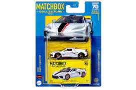 Chevrolet  - Corvette 2020 white - 1:64 - Matchbox - HLJ75 - MBHLJ75 | The Diecast Company