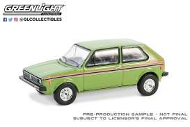 Volkswagen  - Rabbit 1979 green - 1:64 - GreenLight - 36100E - gl36100E | The Diecast Company