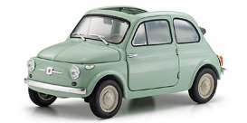 Fiat  - Nuova 500 green - 1:18 - Kyosho - Kyo8966LG - kyo8966LG | The Diecast Company