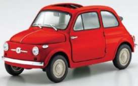 Fiat  - Nuova 500 red - 1:18 - Kyosho - Kyo8966R0 - kyo8966R0 | The Diecast Company