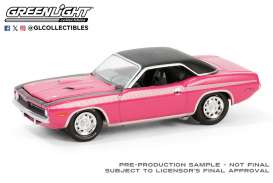 Plymouth  - Cuda 1970 pink - 1:64 - GreenLight - 37310D - gl37310D | The Diecast Company