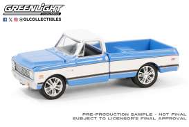 Chevrolet  - C-10 1971 blue - 1:64 - GreenLight - 37310E - gl37310E | The Diecast Company