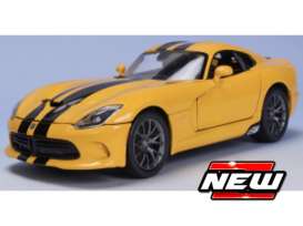 Dodge  - Viper GST 2013 yellow/black - 1:18 - Maisto - 31128y - mai31128y | The Diecast Company