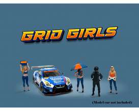 Figures  -  Grid Girls various - 1:64 - American Diorama - 2406MJ - AD2406MJ | The Diecast Company