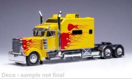 Peterbilt  - T 379 Custom 2002 yellow/red - 1:43 - IXO Models - tr193 - ixtr193 | The Diecast Company